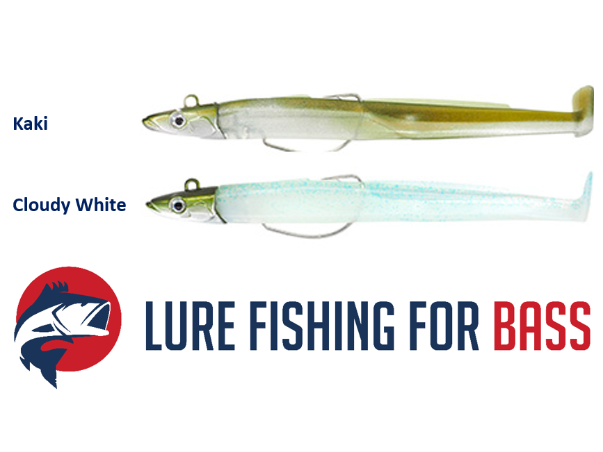 BASS LURE WHITE EEL